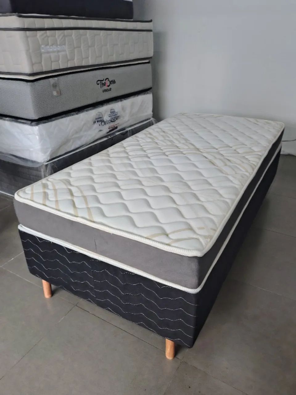 CAMA BOX SOLTEIRO COM ENTREGA IMEDIATA  - Foto 2
