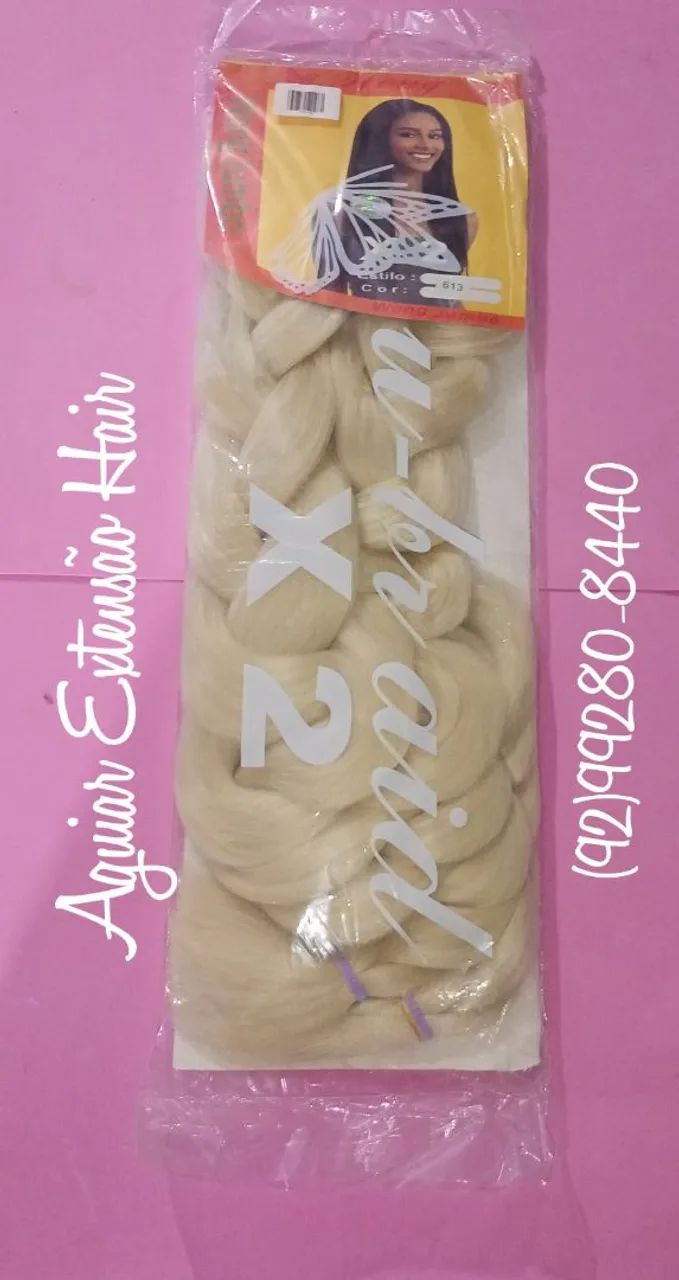 Cabelo Jumbo loiro  - Foto 2