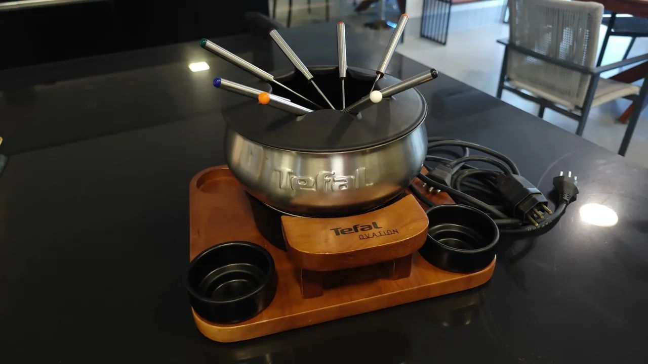 Panela de fondue elétrica 