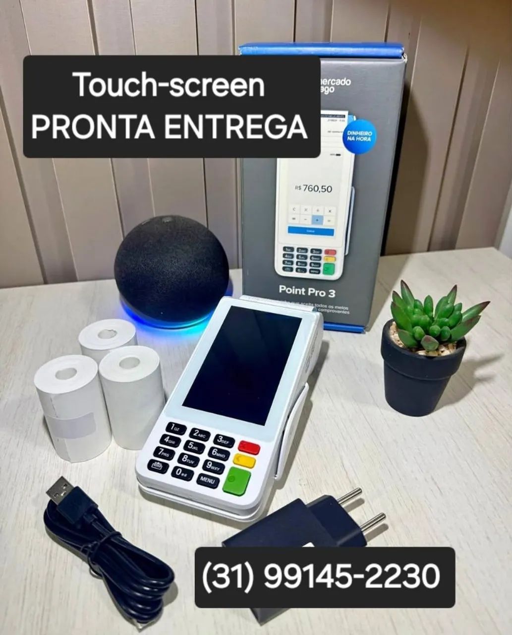 Maquininha de cartão men0r taxa, sem aluguel 