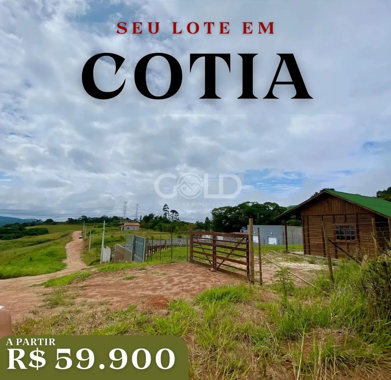 Terreno para venda em (Caucaia do Alto) - Cotia - SP