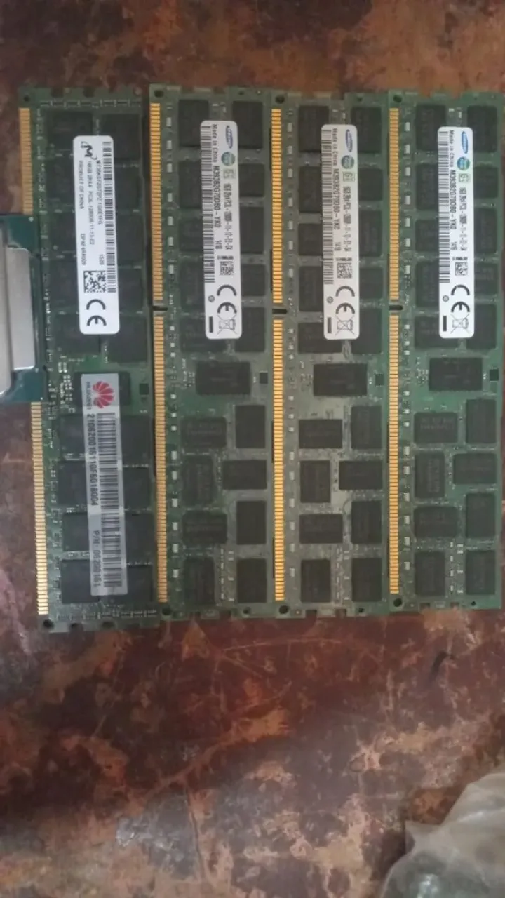 memoria ecc 64 gb 4 pente de 16 gb pra servidor