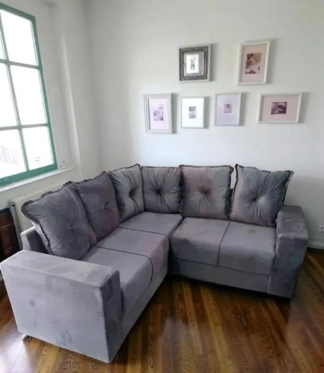 Super Oferta de Sofá de Canto Patricia (entrega grátis)