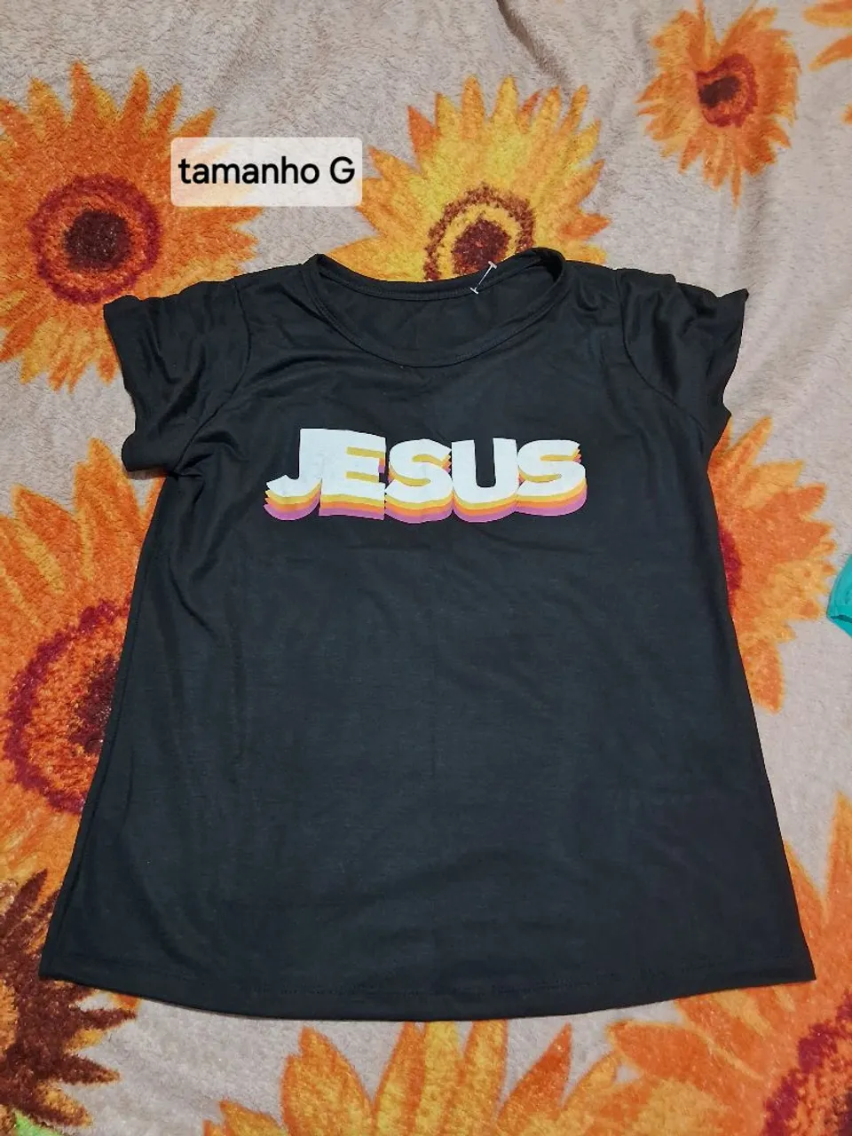 Camiseta Jesus - Tamanho G