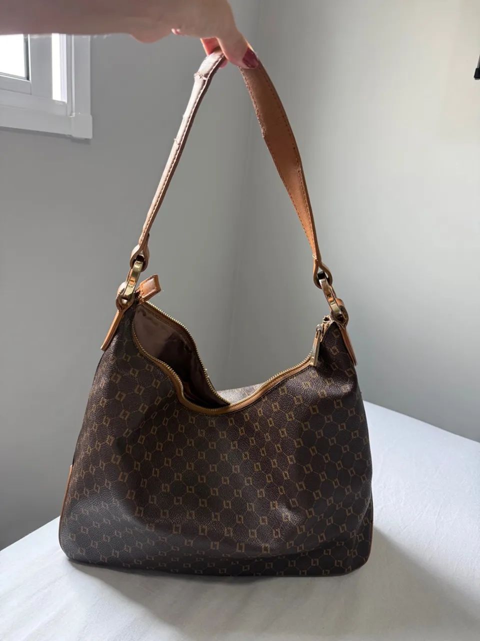 Bolsa de ombro marrom