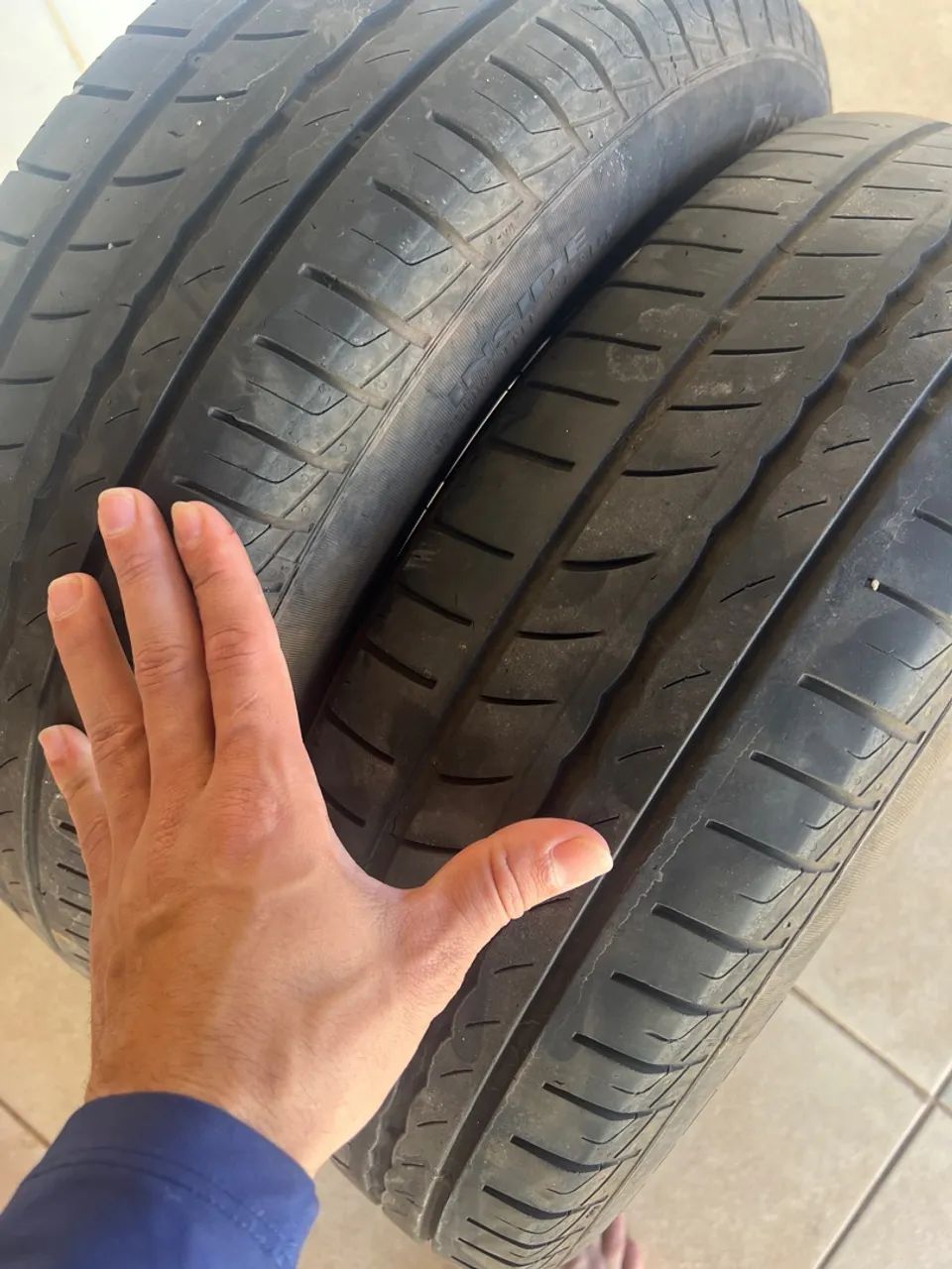 Pneus Pireli 175/70 R14 6 meses de uso B