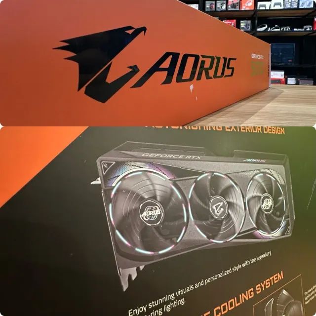 Placa de Vídeo Gigabyte RTX 5070 Aorus Master, 12GB GDDR7 - Nova lacrada (loja física) - Foto 4