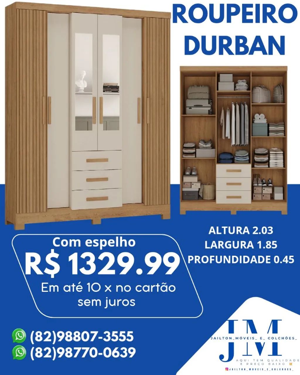 MEGA PROMOÇÃO DE GUARDA ROUPA CASAL  - Foto 2
