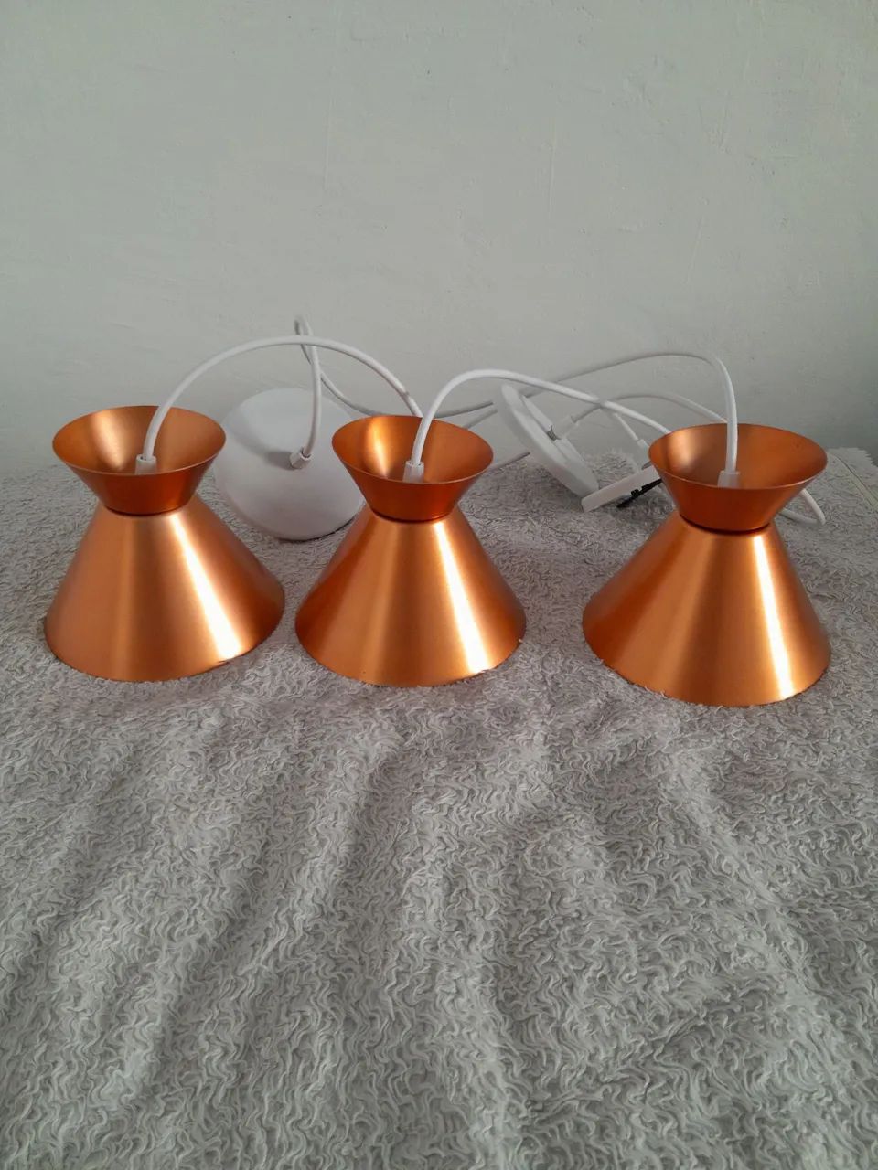Kit com 3 Luminárias Luxo