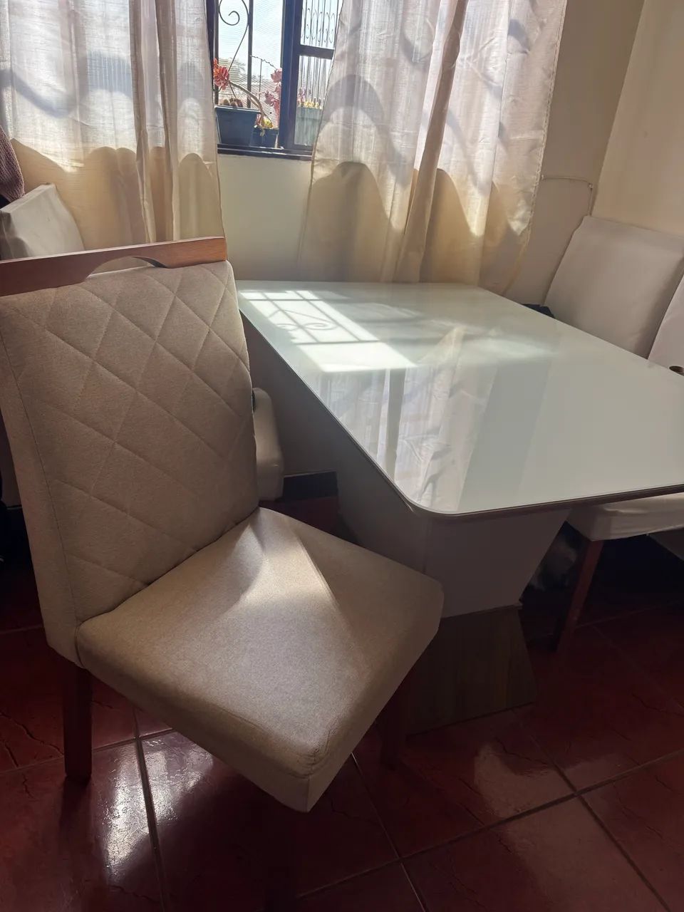 Conjunto mesa de jantar Roma 