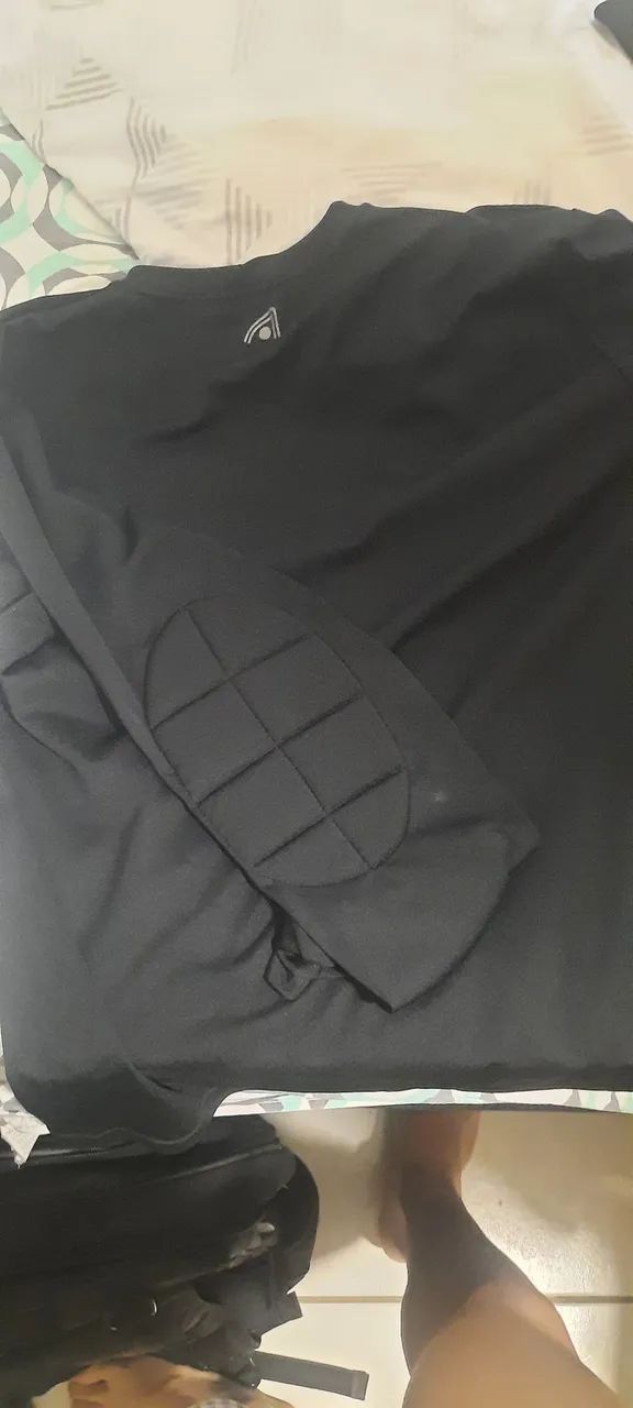 Blusa de goleiro com proteção adams - Foto 2