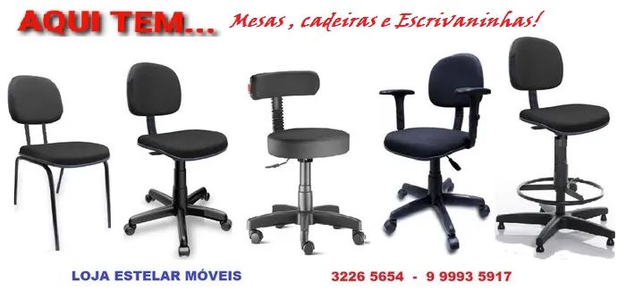 Volta ás aulas e Home office! Cadeiras, Escrivaninhas e Mesas - Foto 4