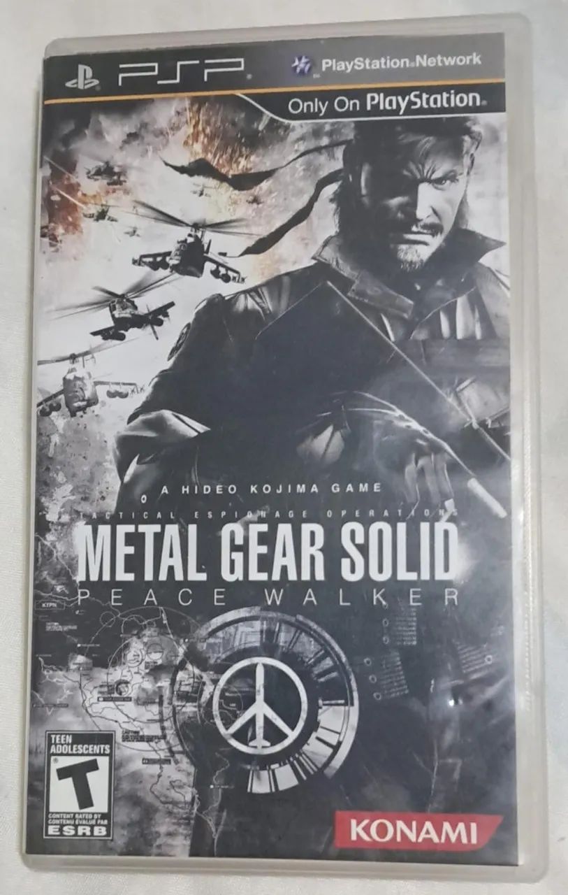Solid Gear Peace Walker PSP com caixa