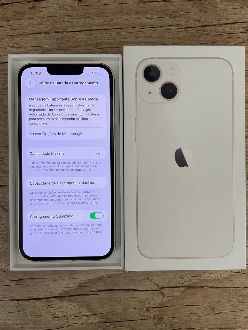 iPhone 13 branco 256g - Foto 5