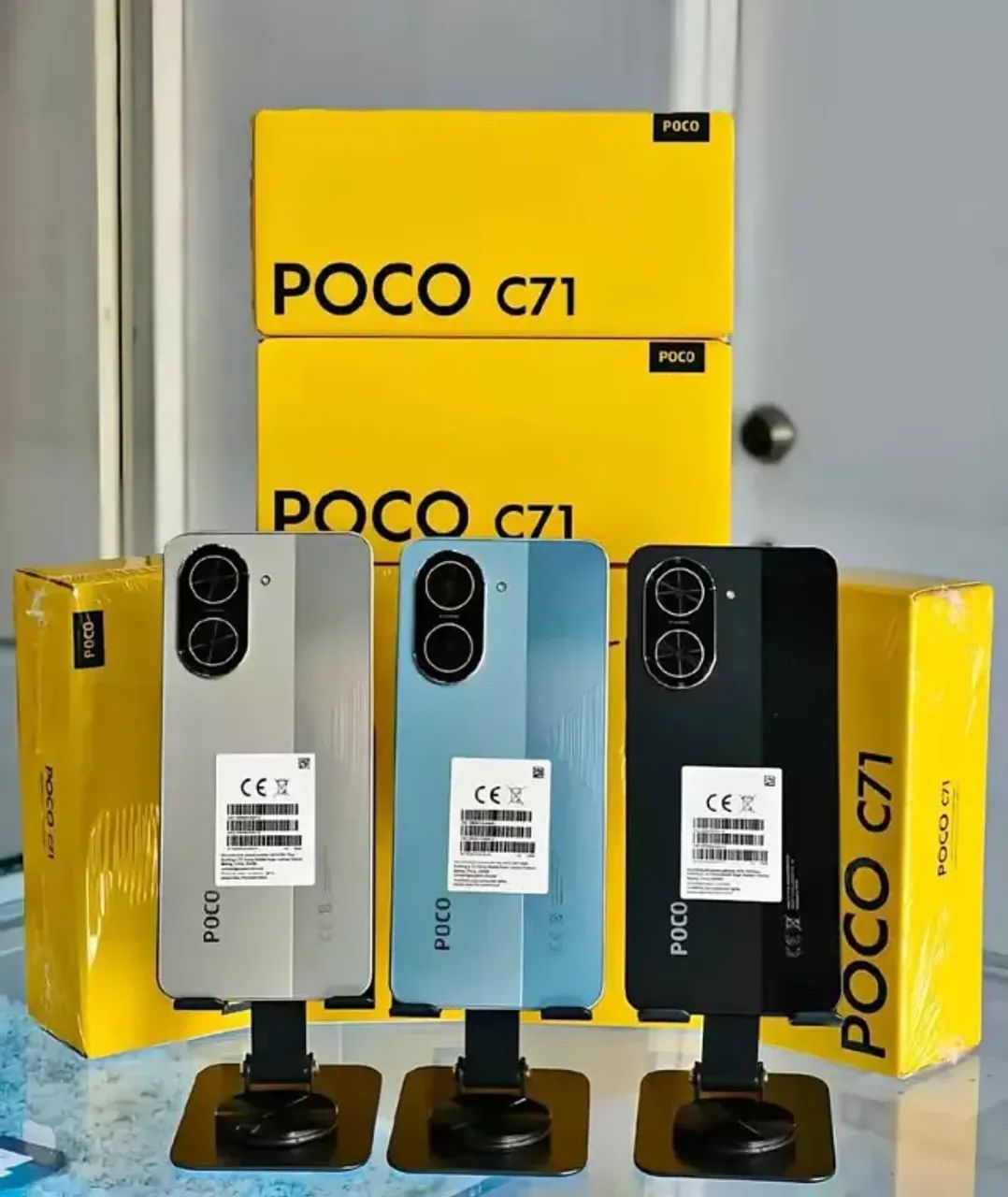 C/ Original - Ram 4gb 128gb - C71 Poco Xiaomi まとめ売り c71 poco Nota grátis Frete | スマートフォン本体