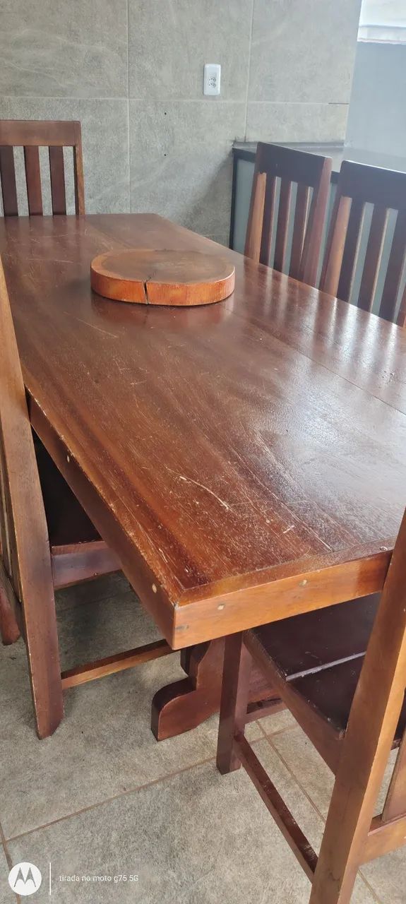 Mesa com 6 cadeiras em angelin nova  - Foto 4