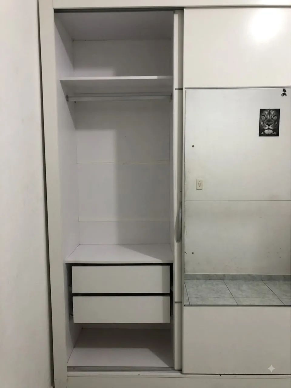 Guarda roupa com espelho  - Foto 2