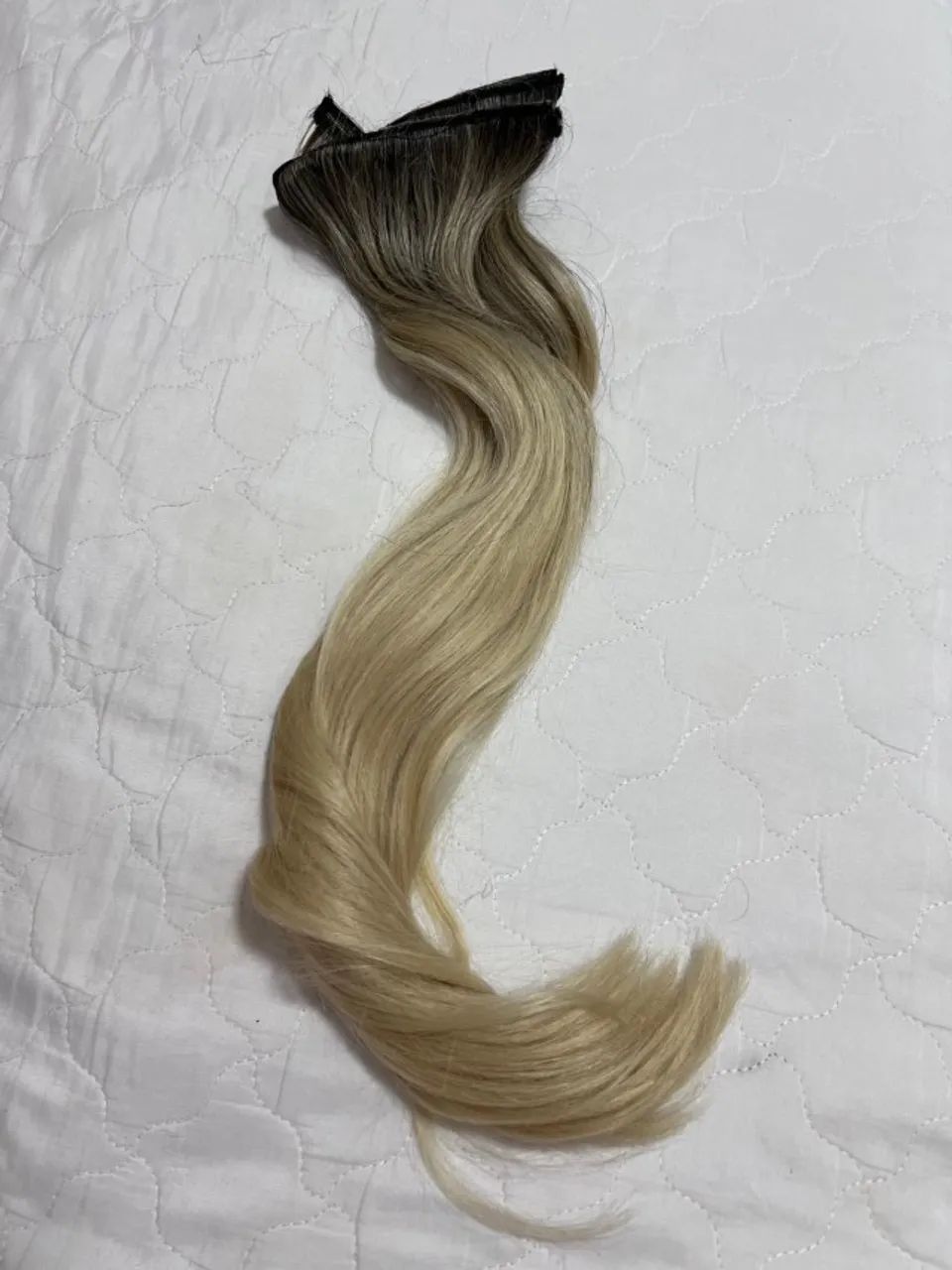 Cabelo mega hair brasileiro loiro - Foto 5