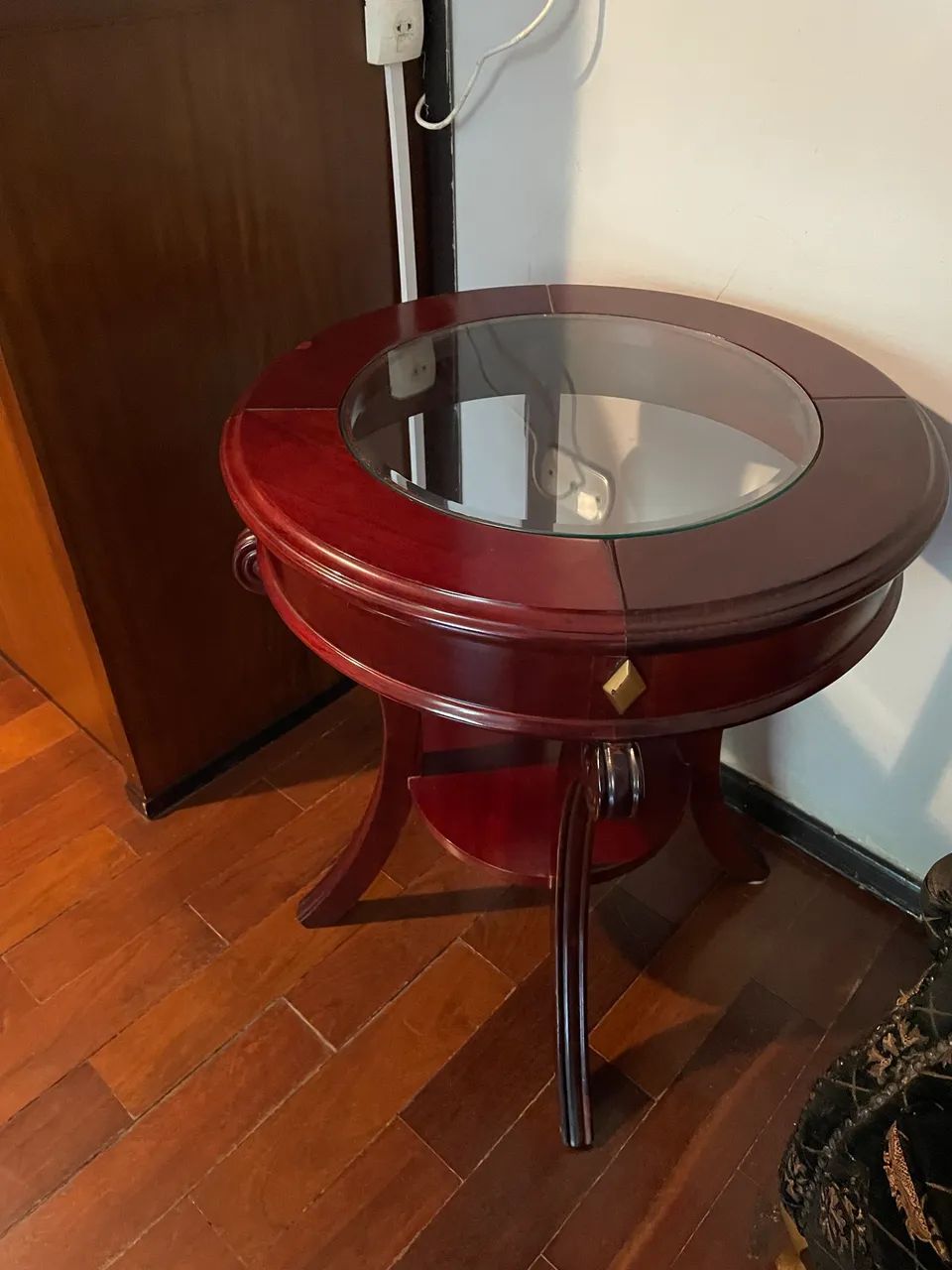 Mesa lateral clássica vintage estilo inglês  - Foto 4