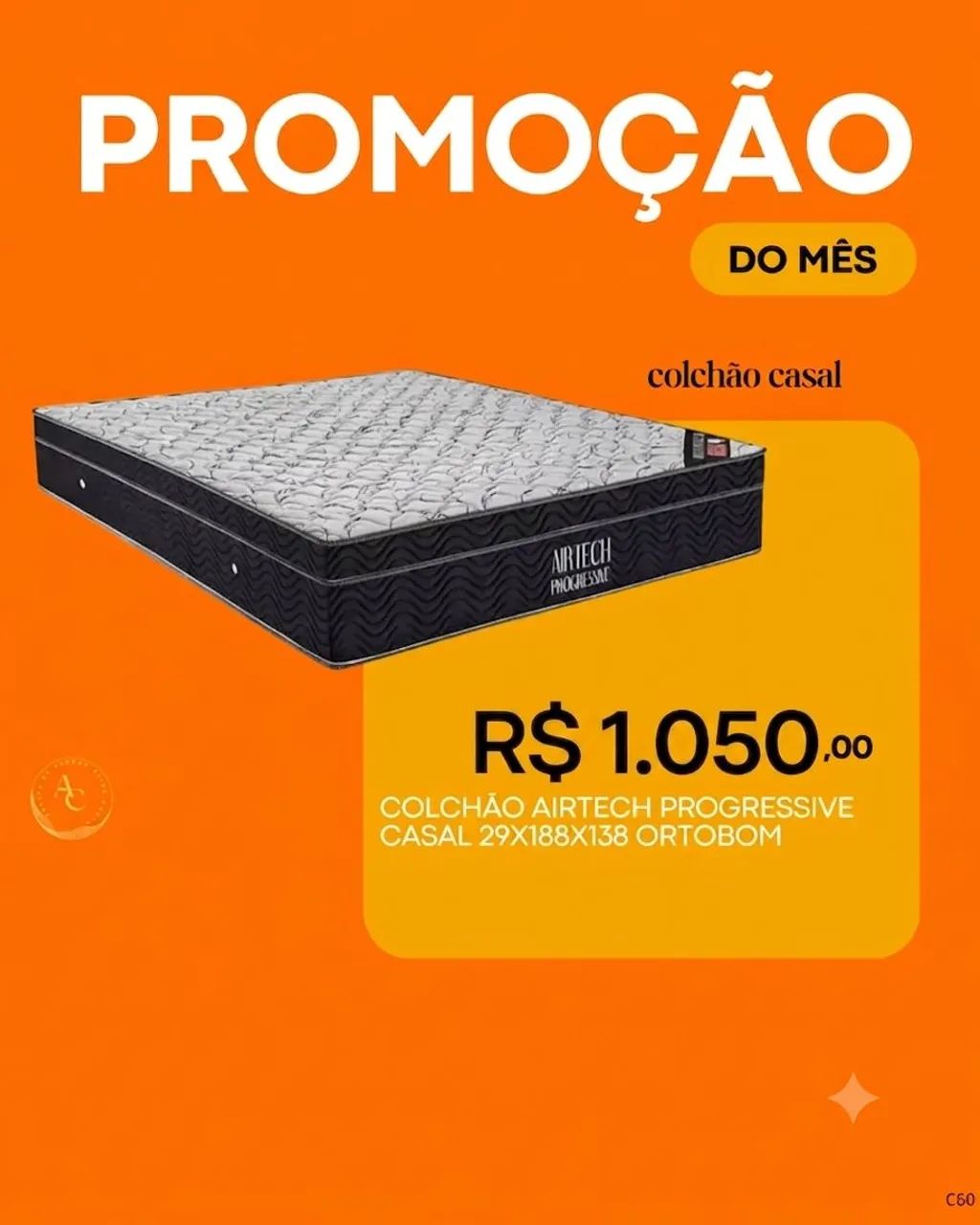 Colchão casal Ortobom Airtech progressiva molas / pague na entrega 