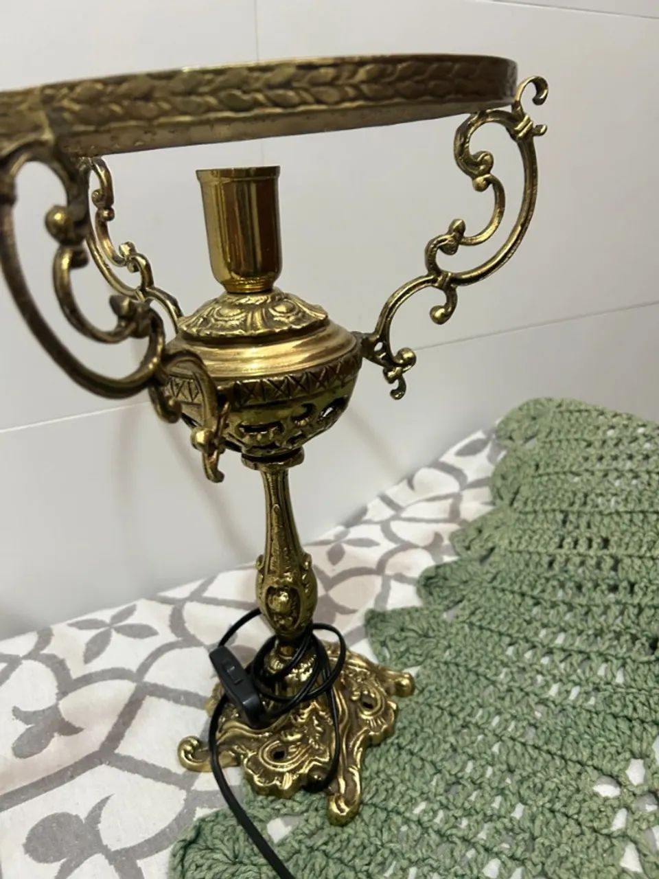 PAR DE ABAJUR EM BRONZE - Foto 4