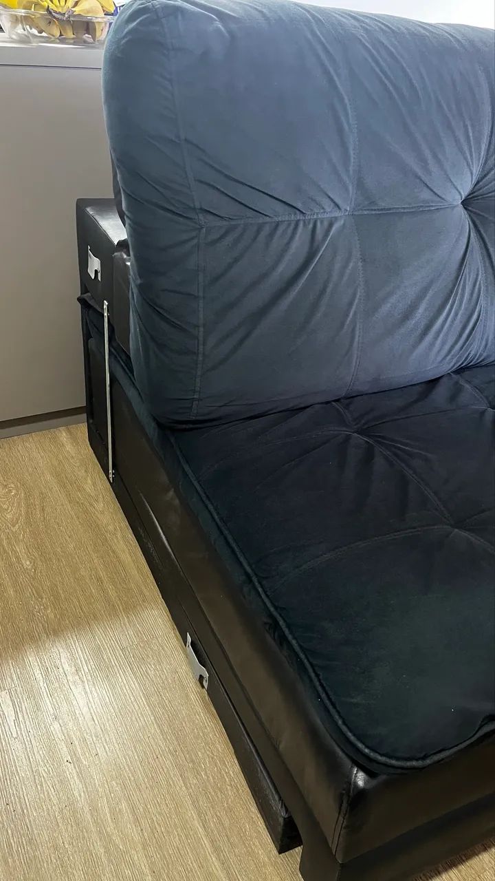 Sofá retrátil em chenile  - Foto 5