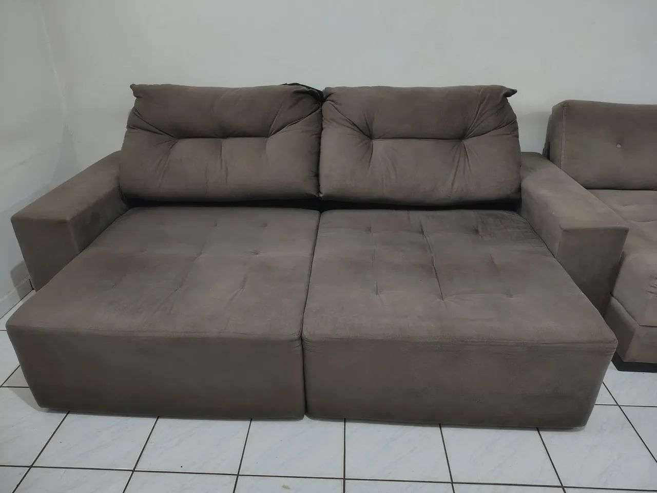 Vendo sofá retrátil e reclinável  - Foto 3