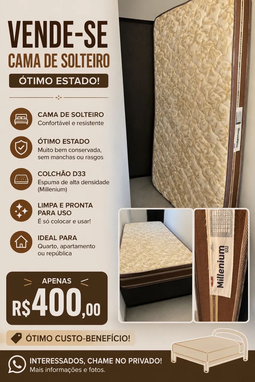 Cama de solteiro 