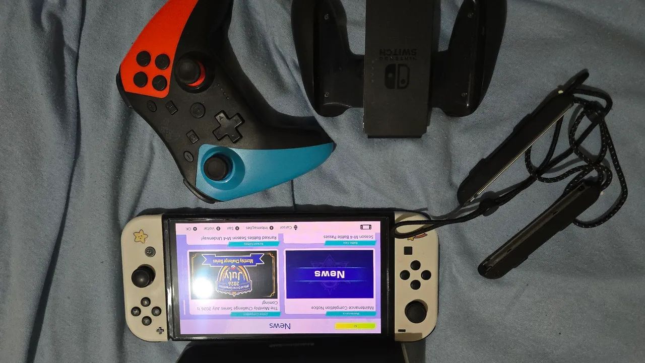 Nintendo Switch OLED Branco - Foto 4