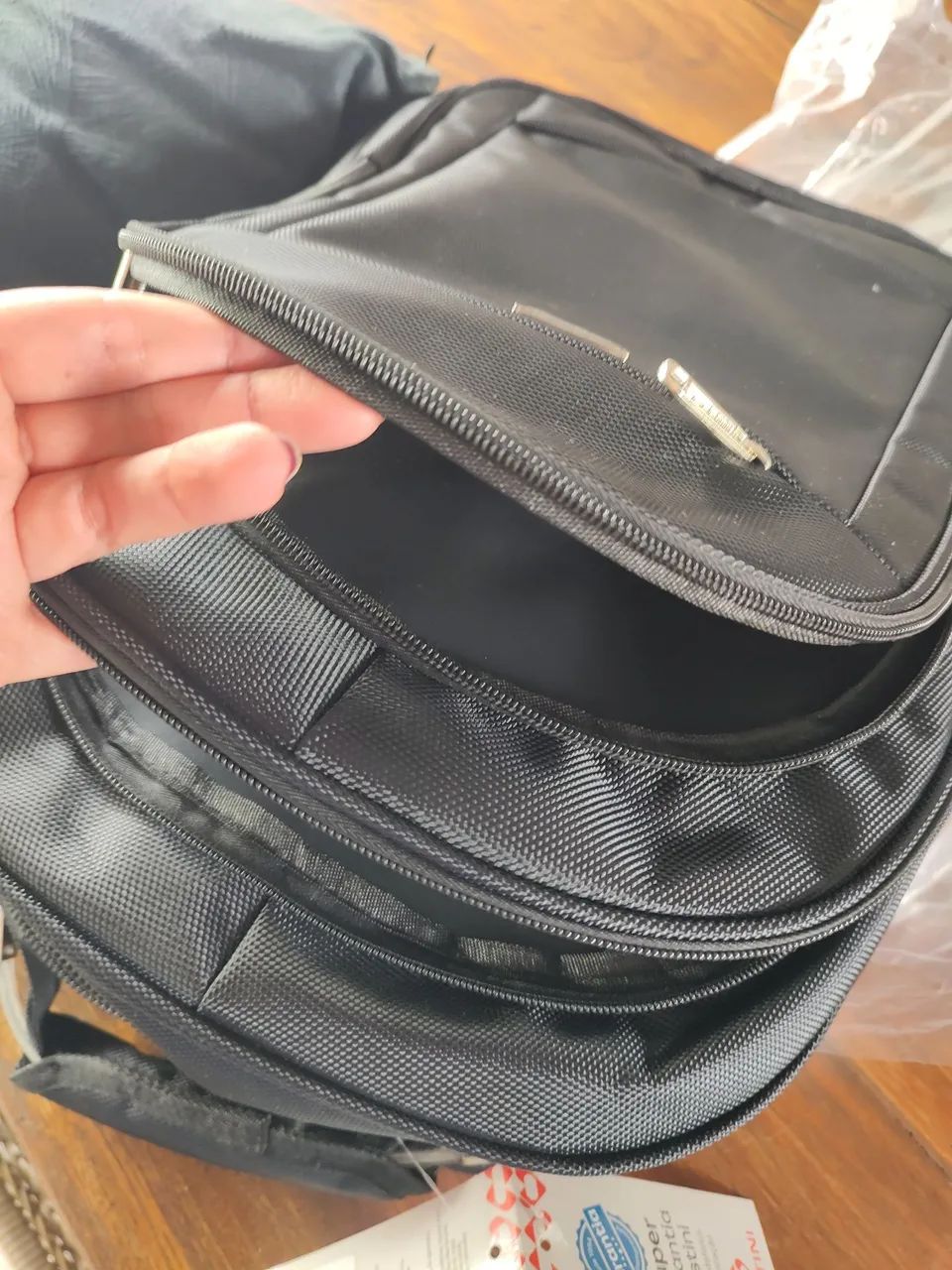 Mochila executiva preta Sestini  - Foto 4