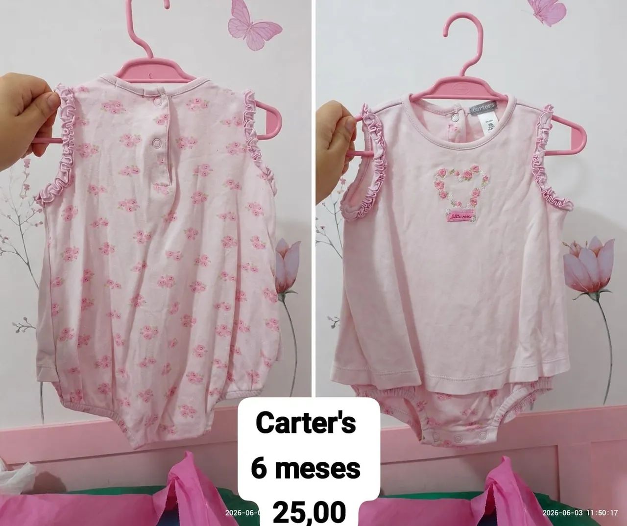Lote de roupas para menina  - Foto 6