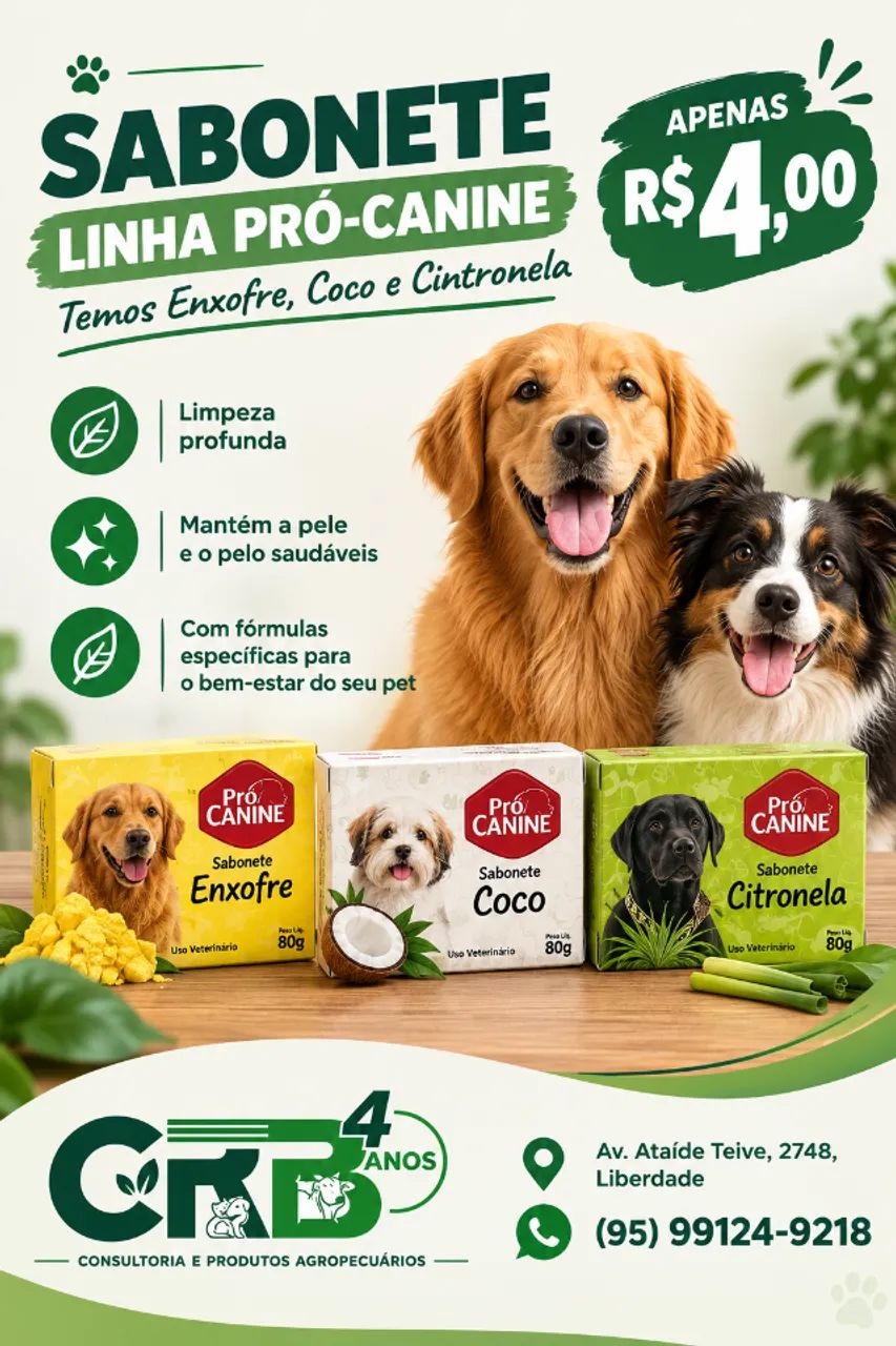 Sabonete Para PET - Pro Canine 