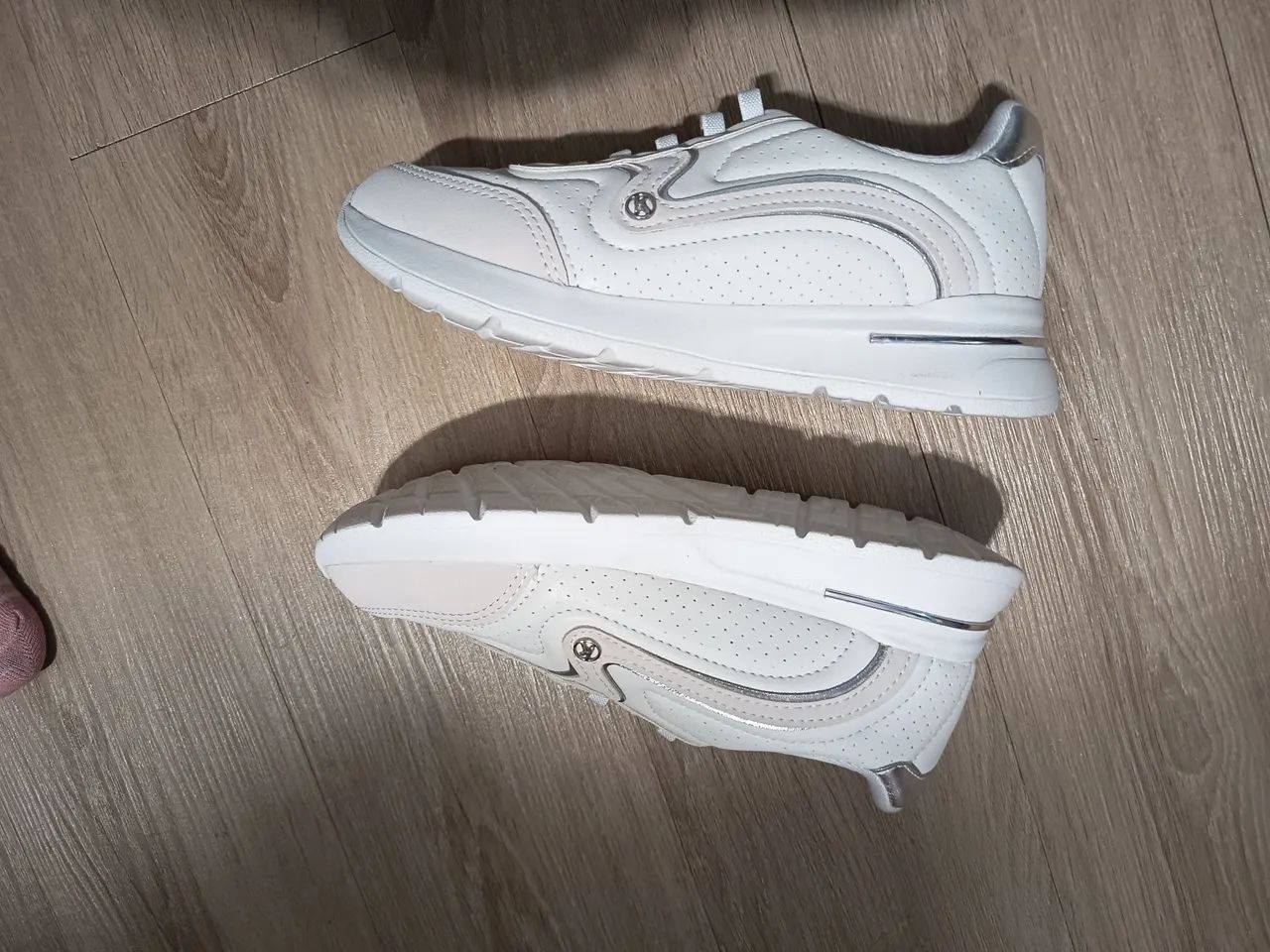 Tênis kolosh 37 ( calça 36) off white novo - Foto 3