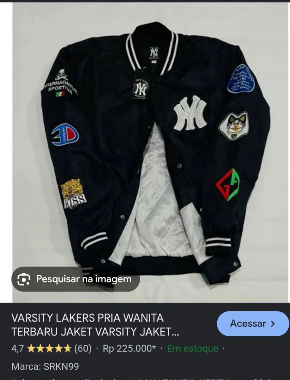 Jaqueta Varsity 
