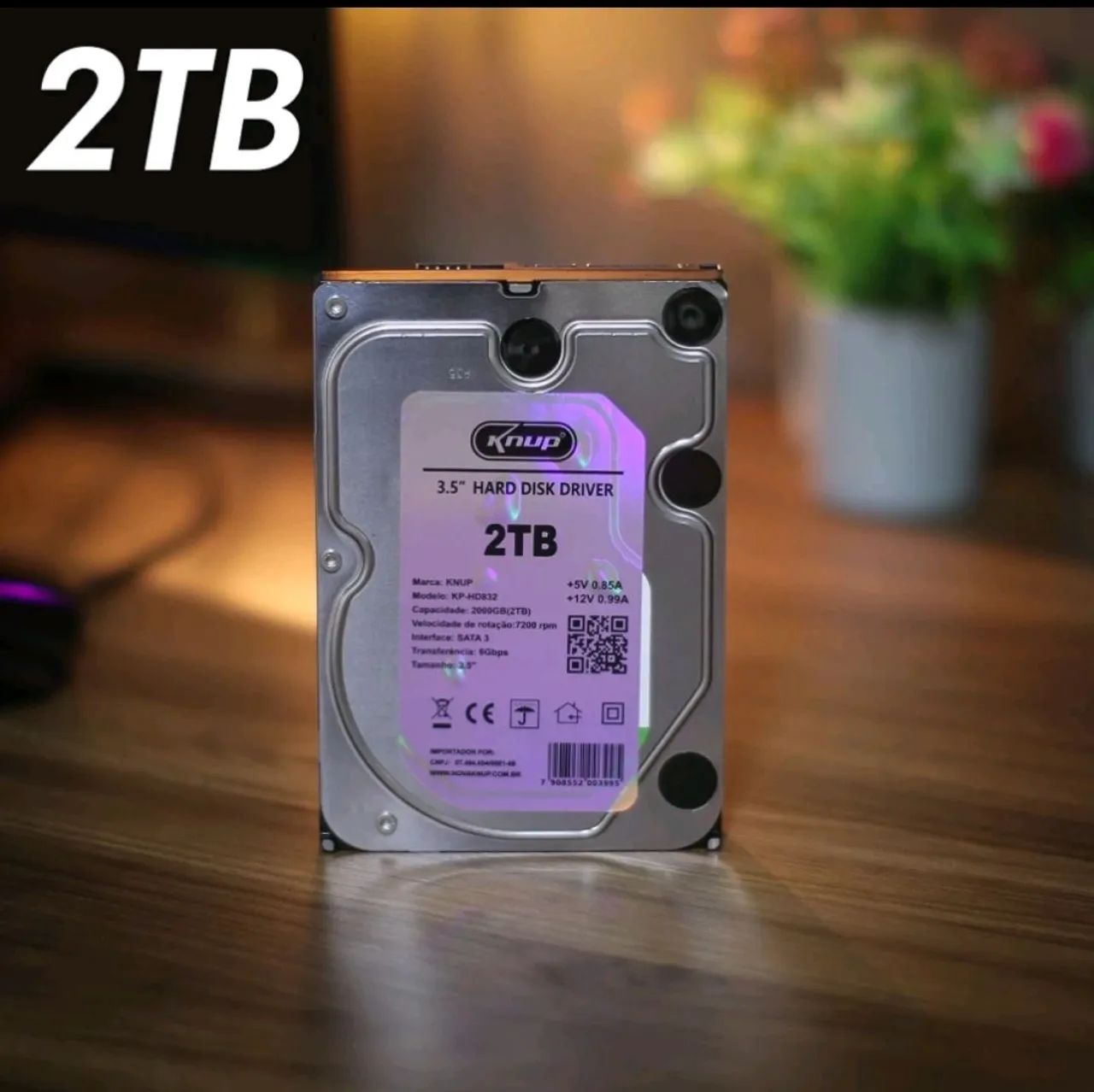 HD knup 2 tera byte 7200 rpm - Foto 4
