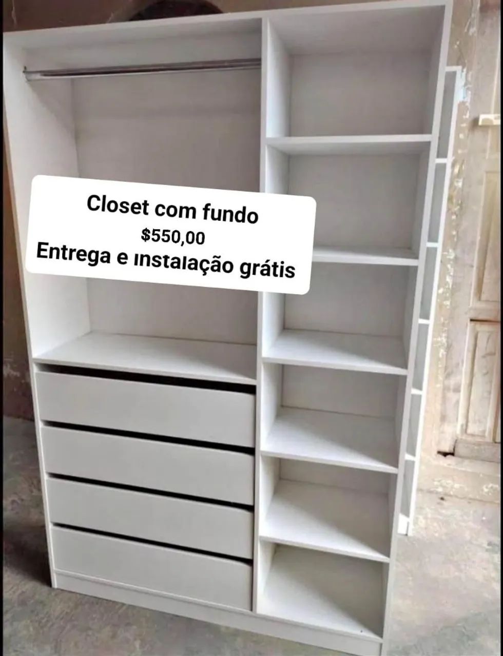 Closet mini a pronta entrega 