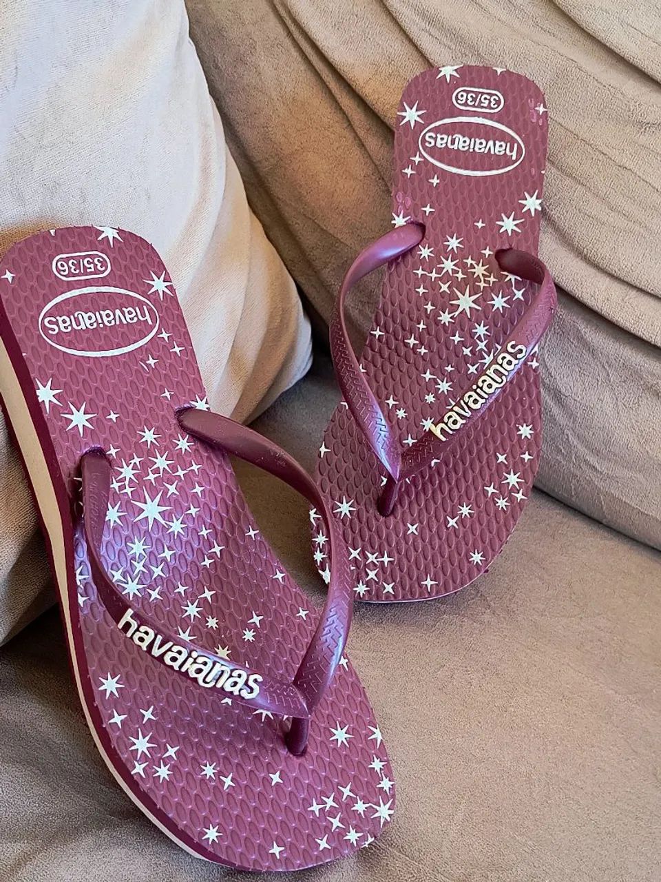Havaianas Plataforma Bordô - NOVA - Foto 3