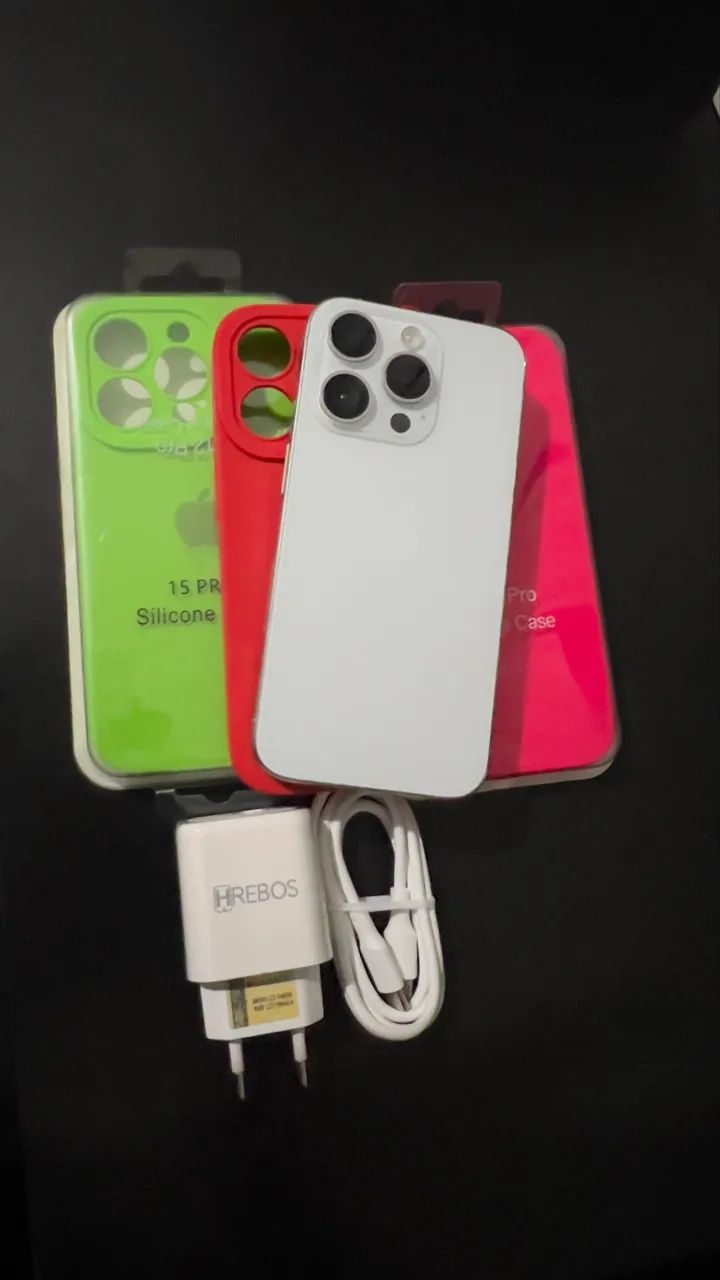 iPhone 15 pro 128Gb Branco titânio  - Foto 4