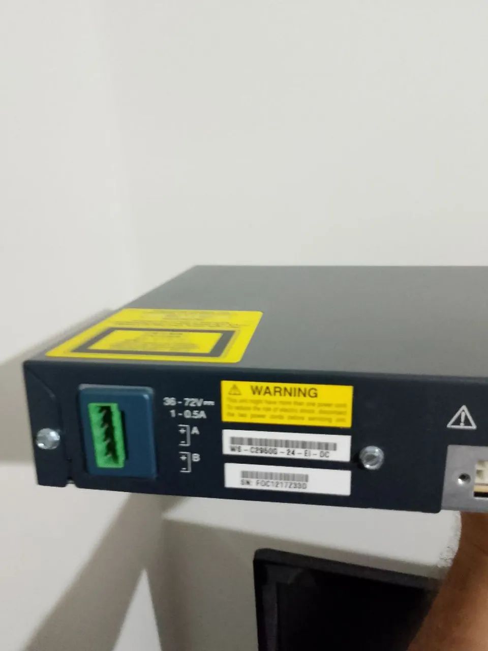 Switch cisco modelo 2950 24 portas ethernet alimentação Dc - Foto 2