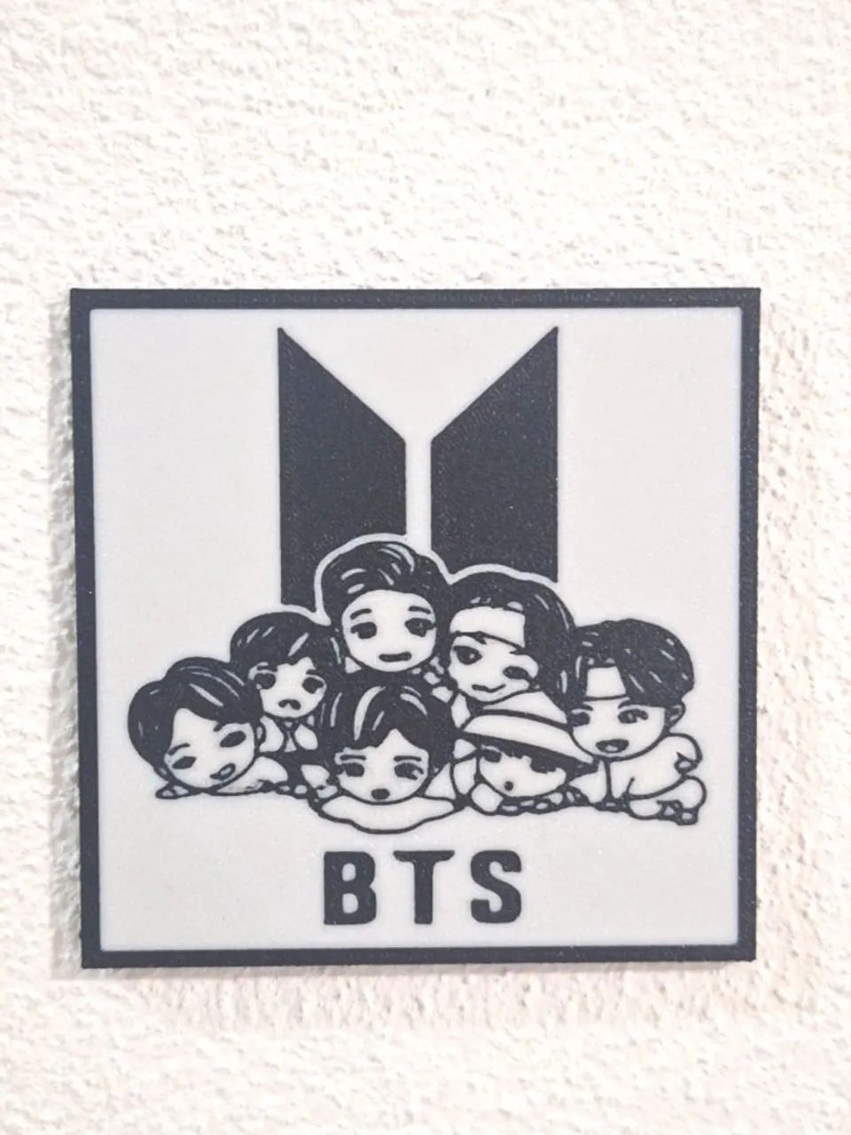 Placas Decorativas BTS KPOP