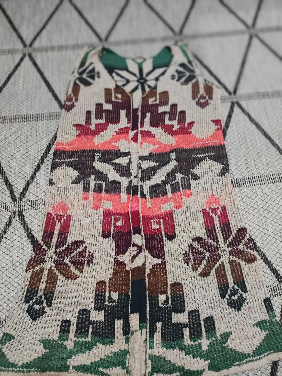 Colete Suéter Longo Anthropologie Cecilia Prado - Tamanho M