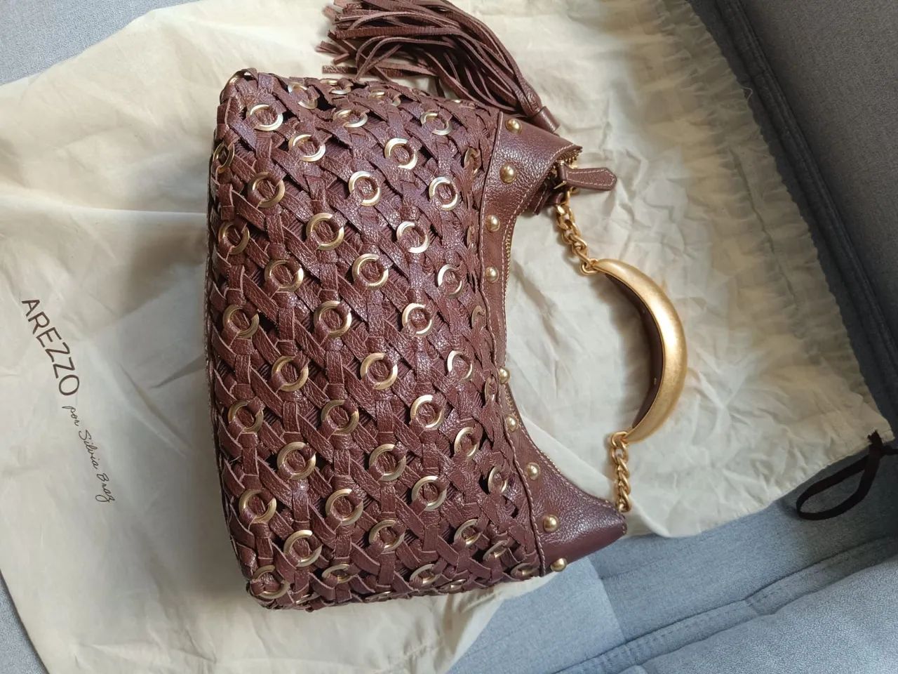 Bolsa Arezzo original couro legítimo  - Foto 2