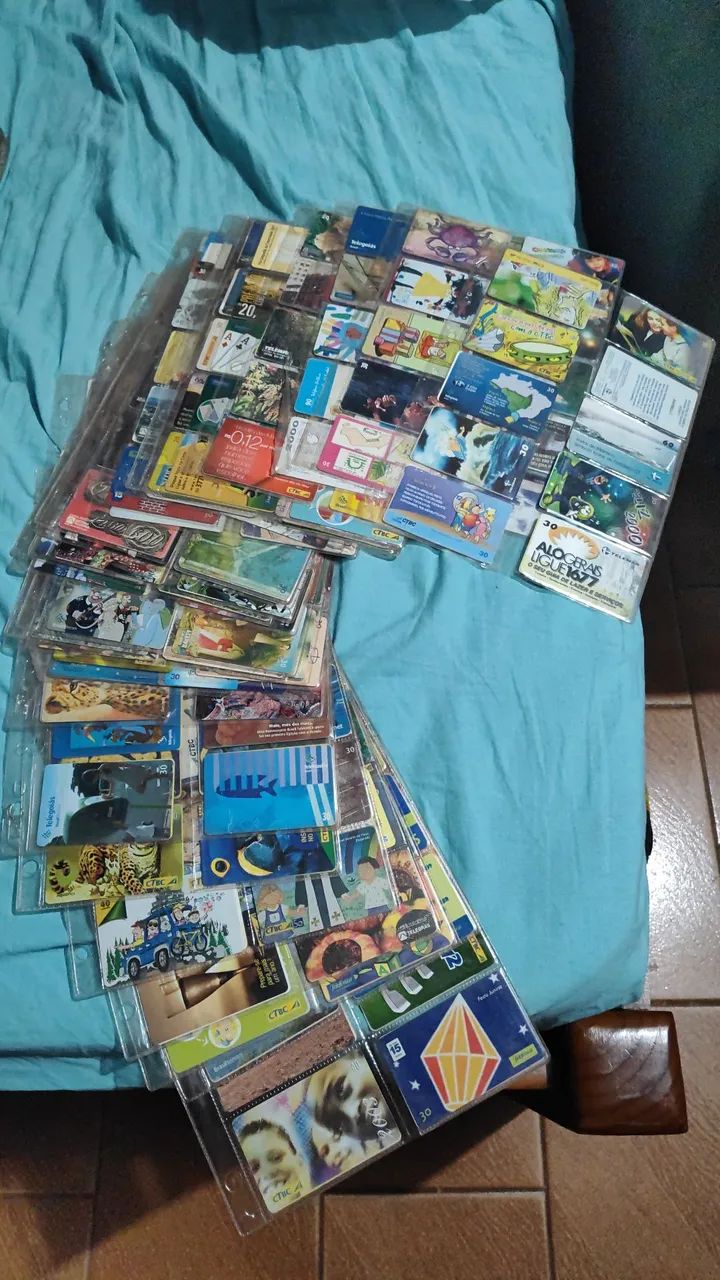 825 cartões diversos