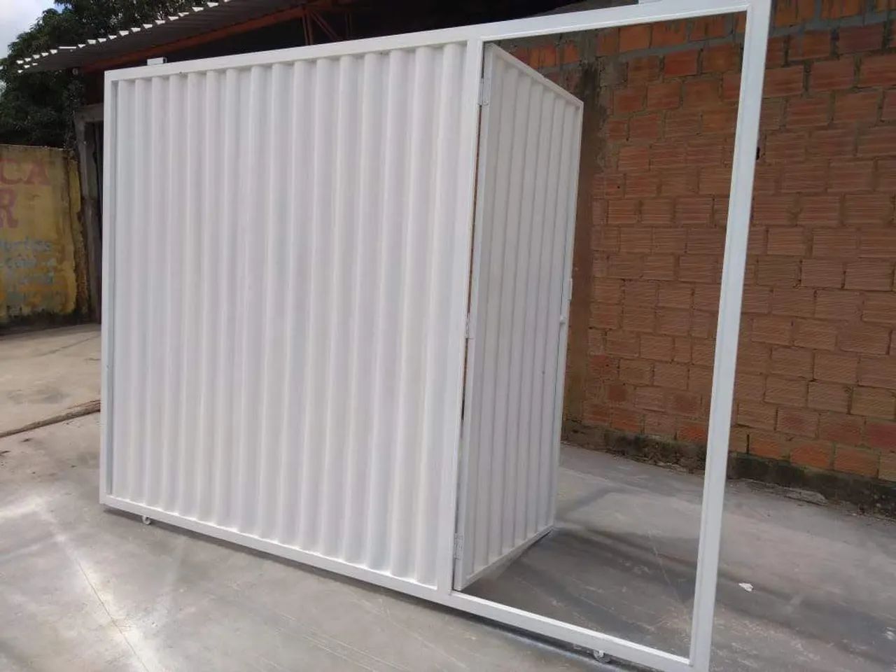 Portão galvanizado 