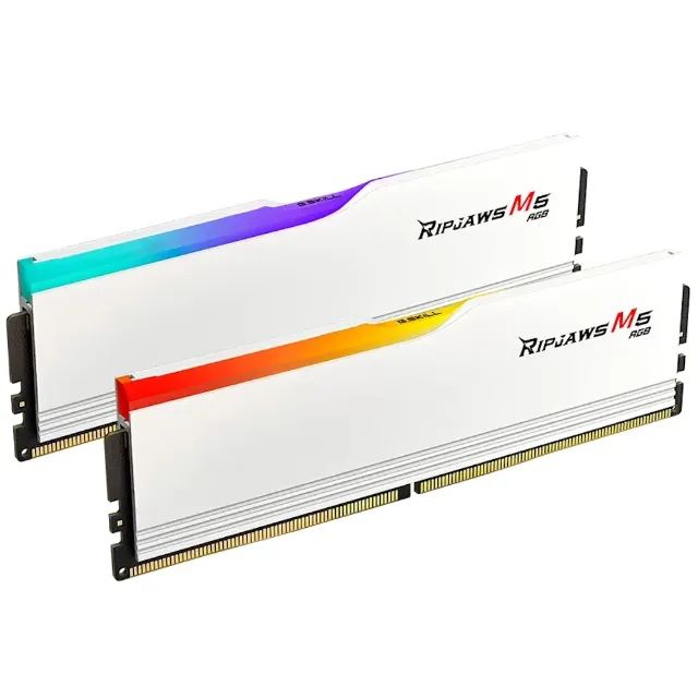 (NOVO) Memória DDR5 48GB (2x24GB) 5.200MHz G.Skill Ripjaws M5 RGB F5-5200J4040A24GX2-RM5RW - Foto 3