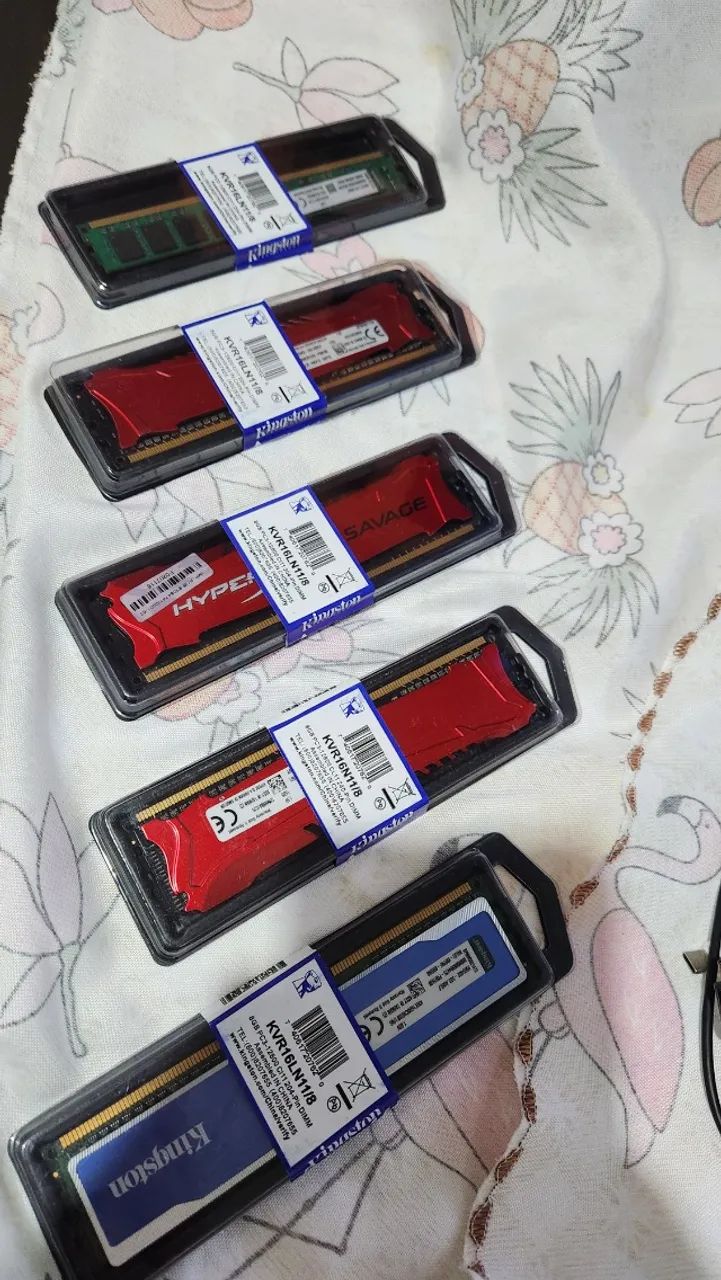 memoria ram hyper x savage ddr3 4gb 3 un. - Memória RAM - Espírito