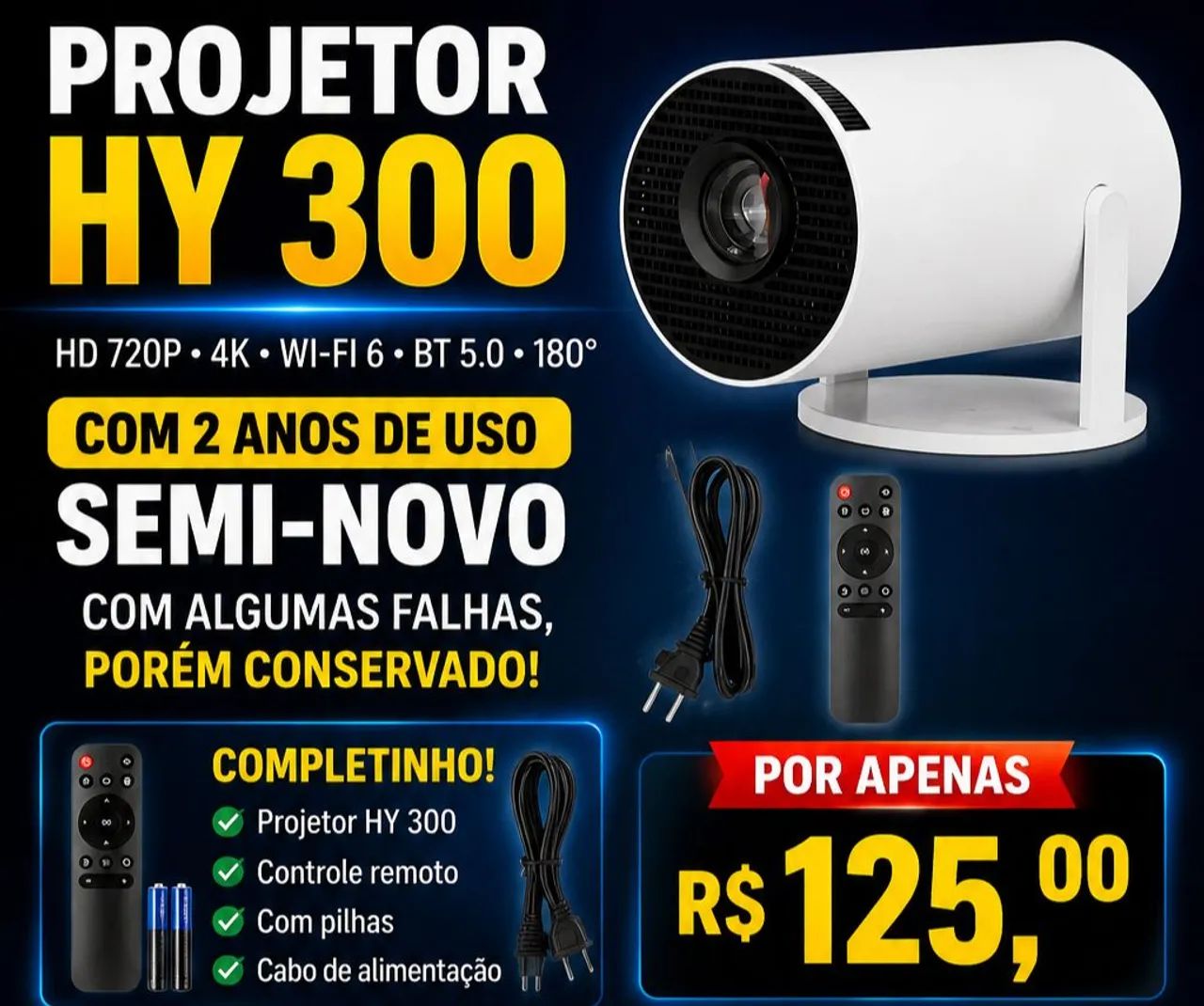 Projetor hy 300