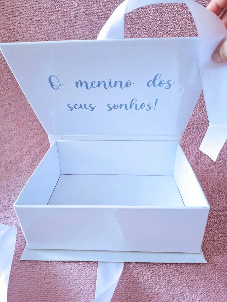 Caixa cartonada personalizada pra chá de bebê  - Foto 2