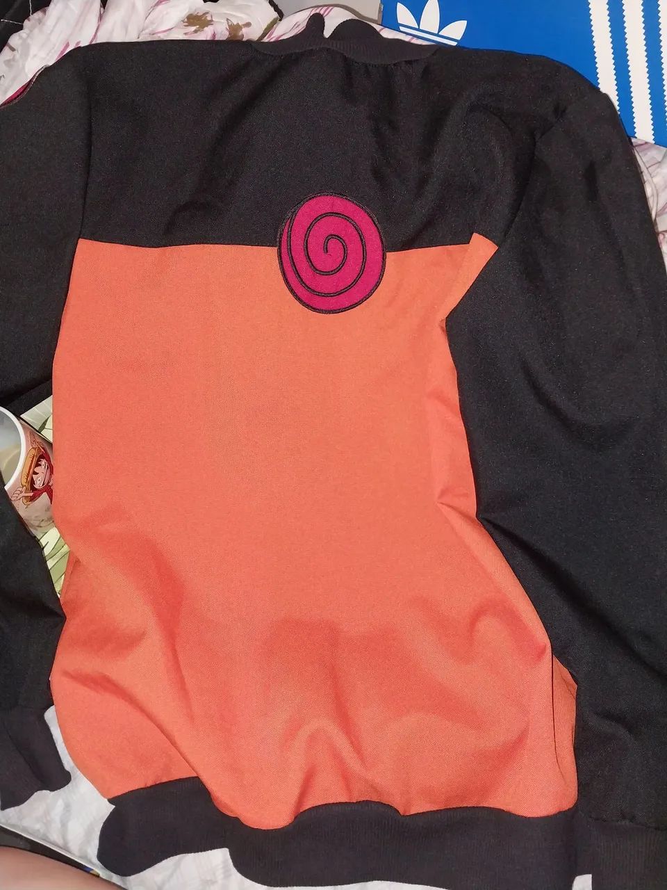 Fantasia moletom cosplay Naruto uzumaki poliéster - Foto 2