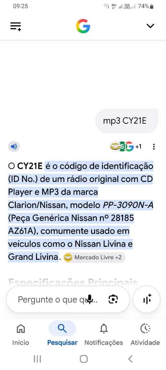 Mp3 original novo... - Foto 4